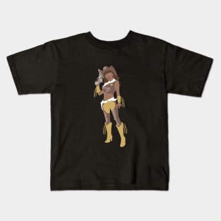 Cowboy Girl Kids T-Shirt